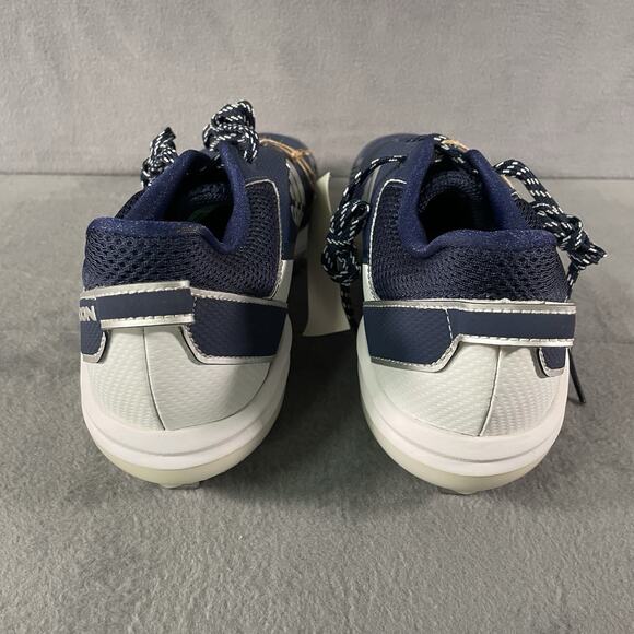 Adidas Icon 7 Navy Blue/White Low Baseball Cleats S23853 Men's Size 9 - Picture 6 of 10
